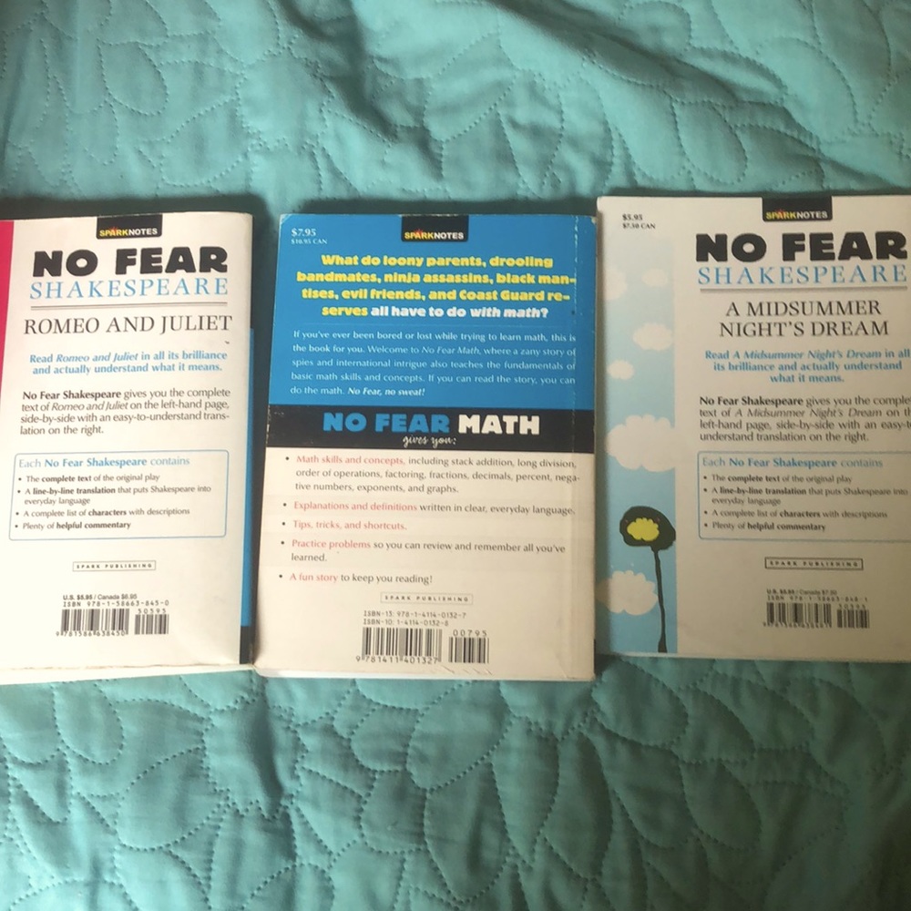 Sparknotes NO FEAR Shakespeare (and Math) - Picture 2 of 2